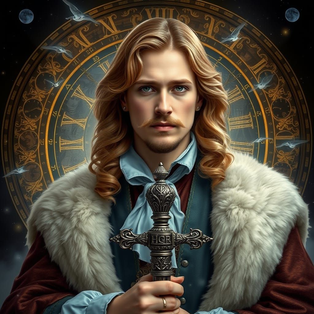 Prince with Mace in Magical Historical Dimension