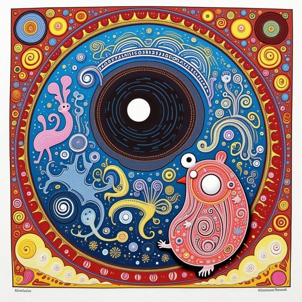 Surreal Horizons Meets Ethereal Moonmoth in Vibrant Dreamsca...