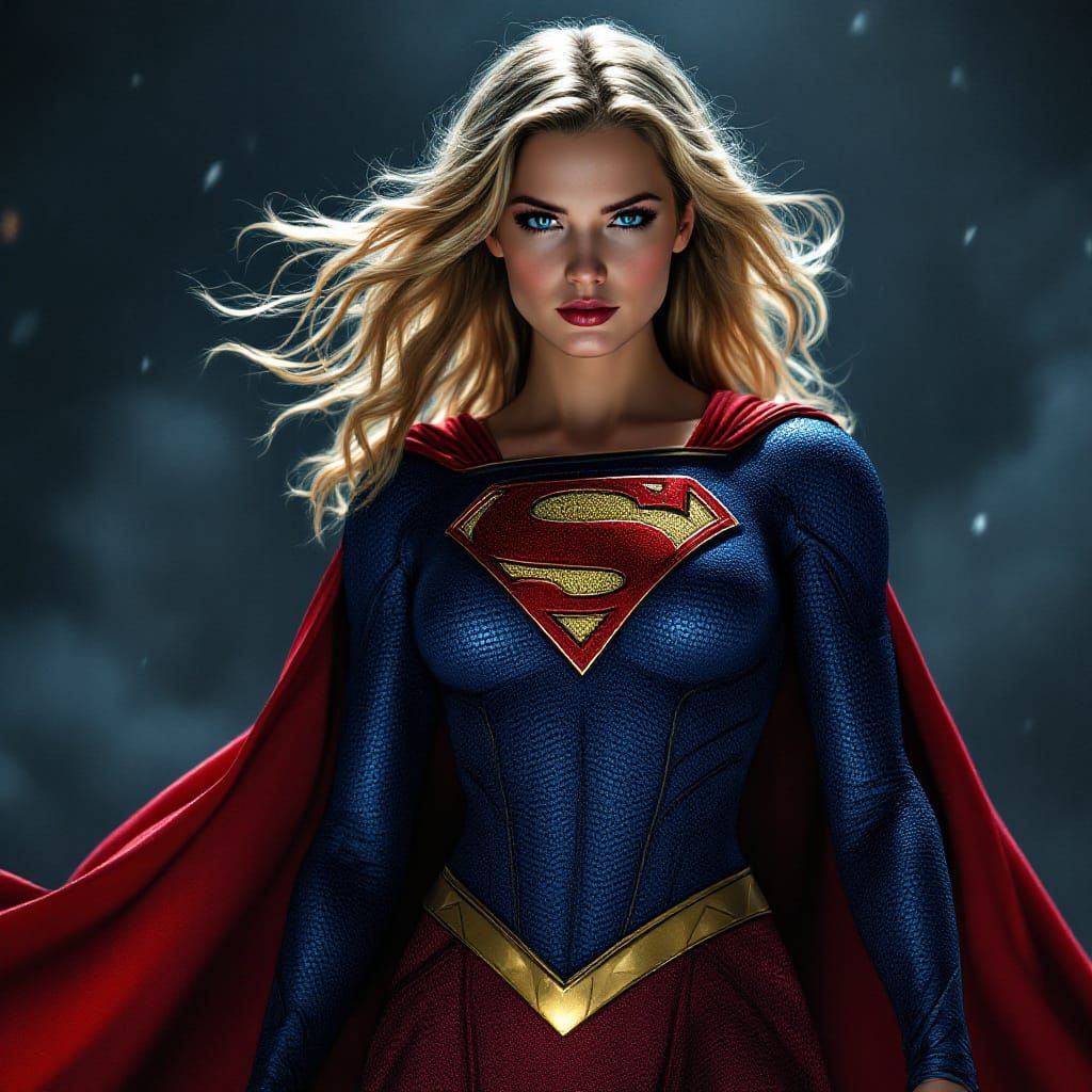 Heroic Supergirl in New 52 Style