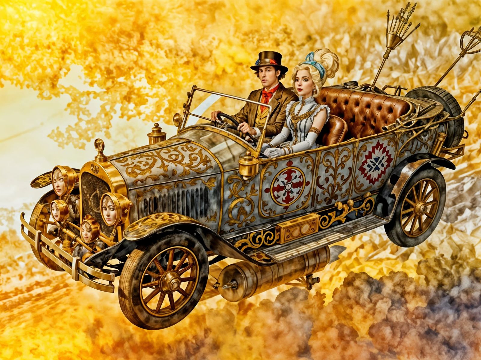 Johnny Depp & Lady Gaga in Chitty Chitty Bang Bang