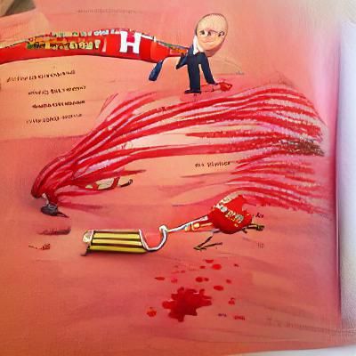 Twizzler Hitman Political Assassination Illustration