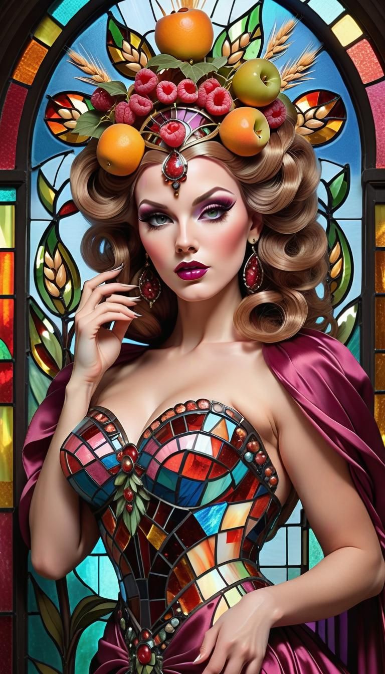 Drag Queen Demeter, Goddess of the Harvest