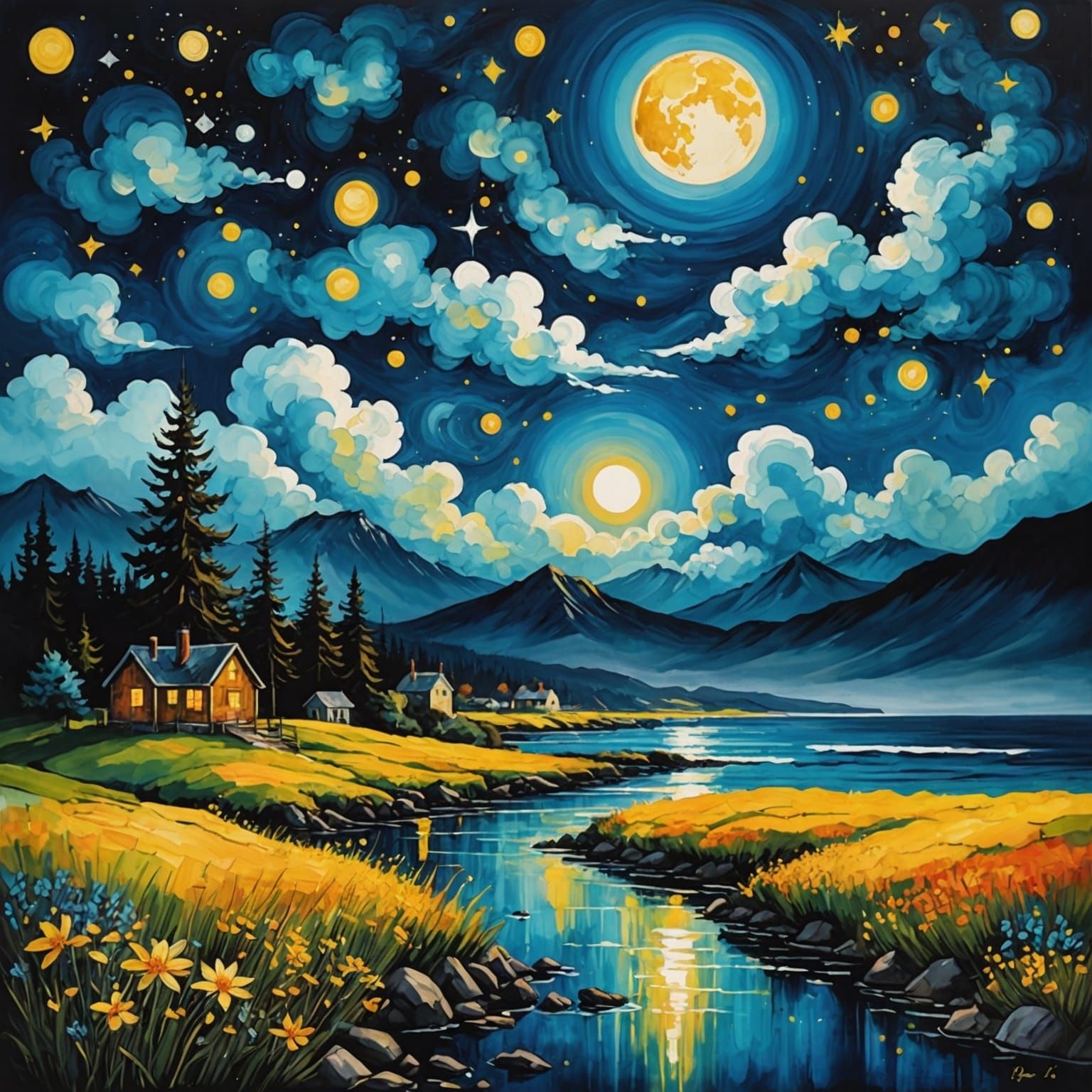Vast Seaside Landscape