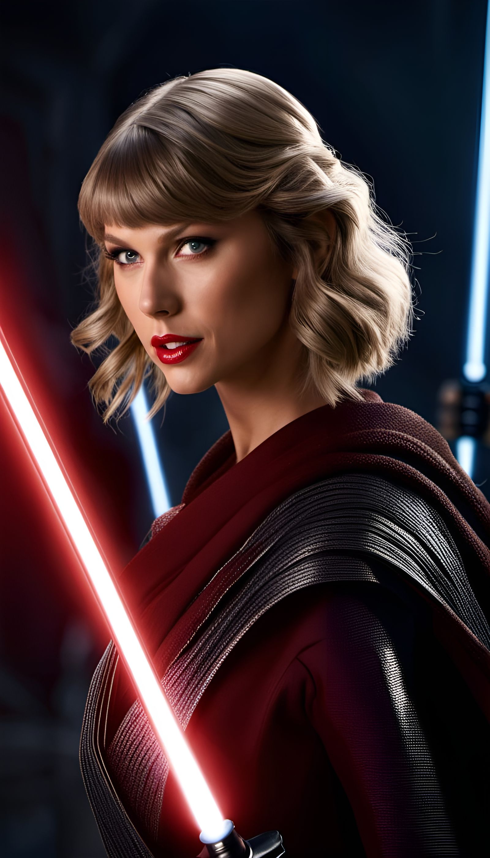 Taylor Swift as Jedi Knight: 8K Concept Art