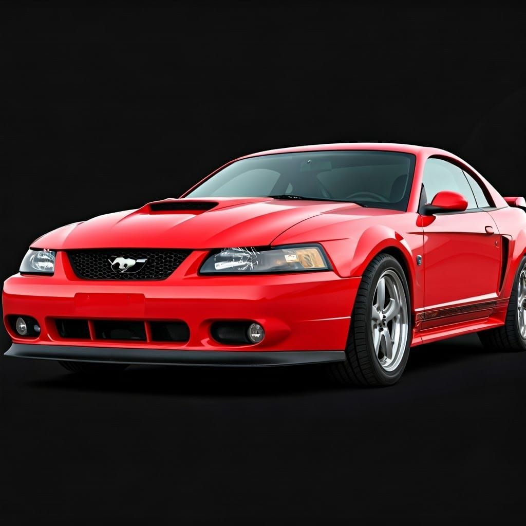 2003 Mustang GT in Torch Red with New Edge Design