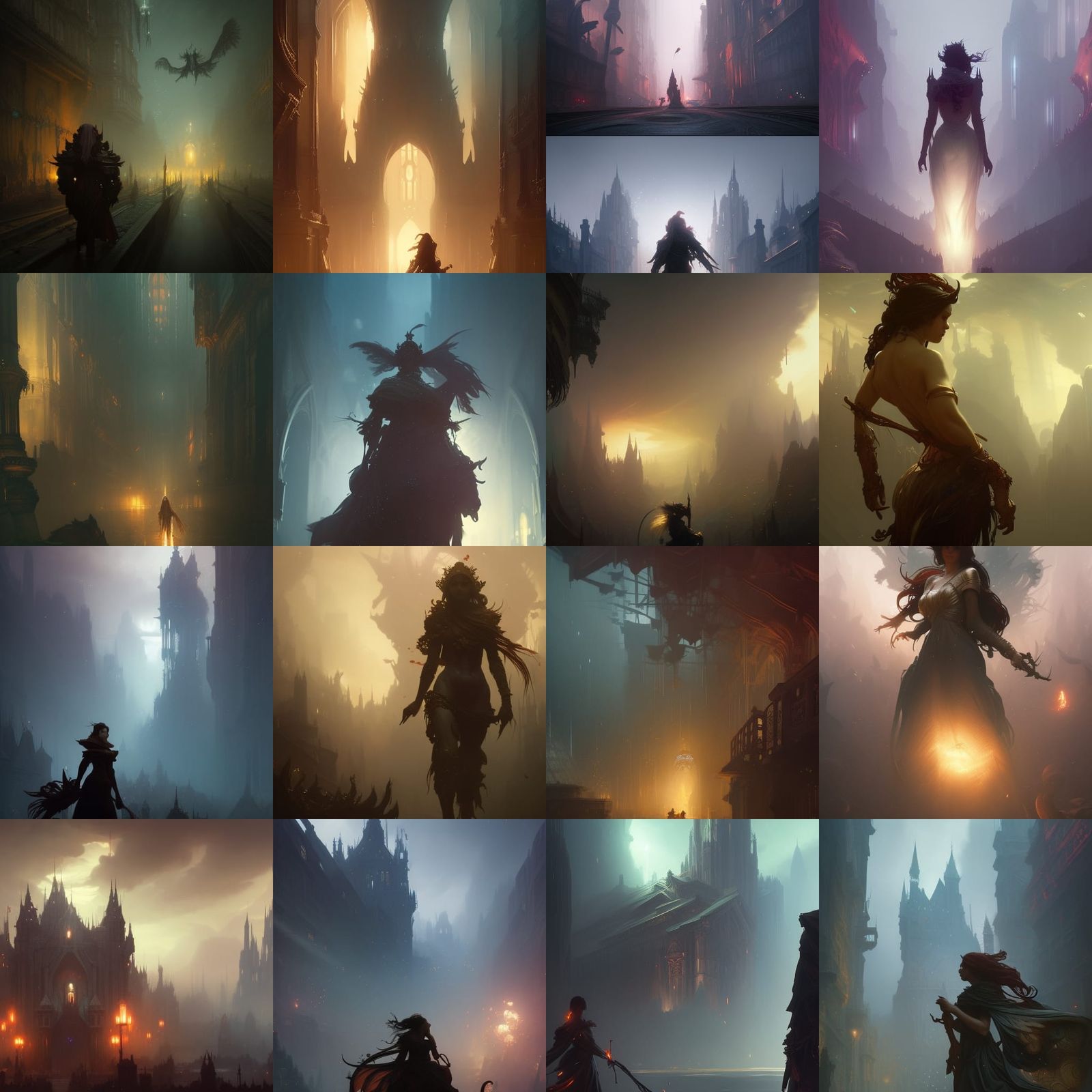 Epic Dark Fantasy Landscape in 8K Resolution