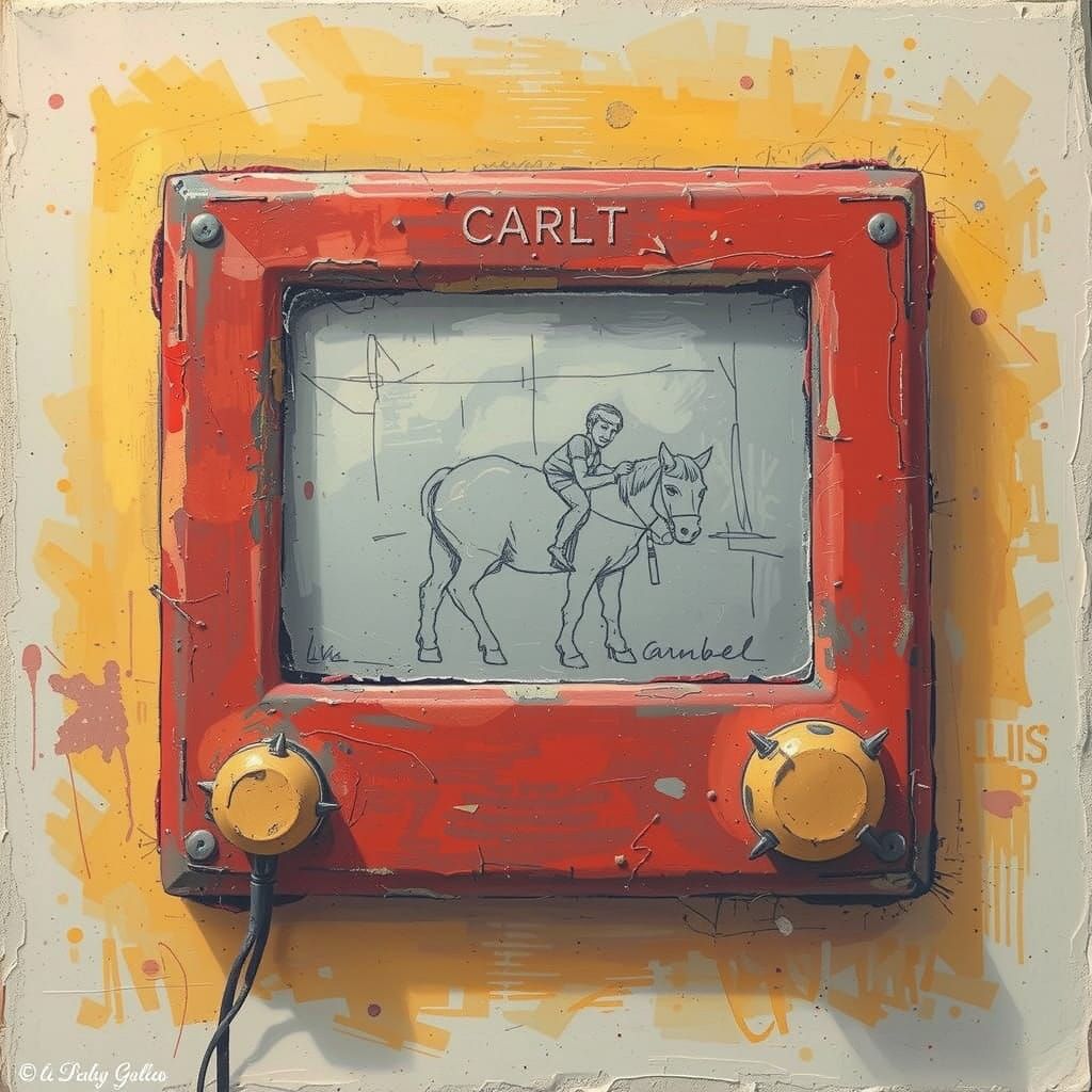 Etched Sketch of a Sketched Sketch