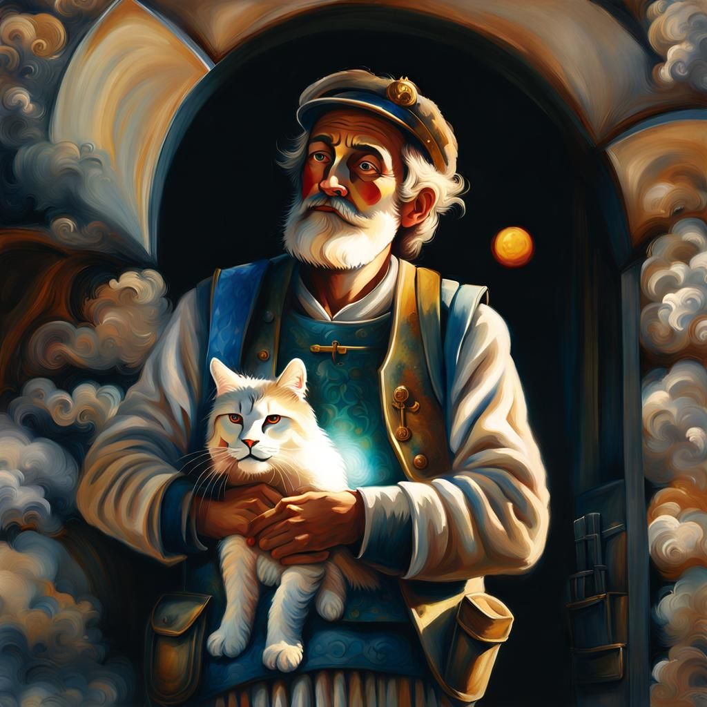 Soldier's Victory in Divine Renaissance Style