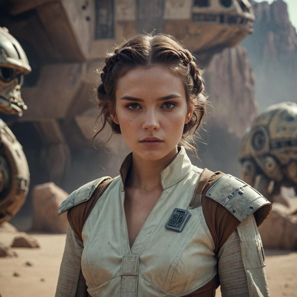 Star Wars Inspired Fashion Model Portrait