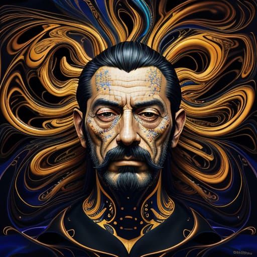 Surreal Portrait of Tinnitus in Expressionist Style