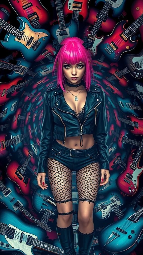 Punk Fairy in Infinite Guitar Tunnel