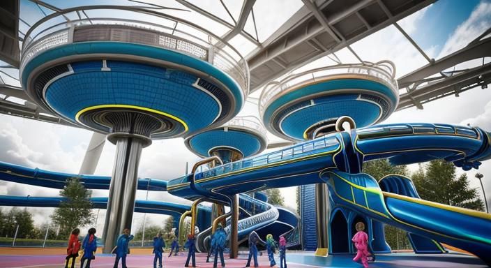 Futuristic Playground for Adults