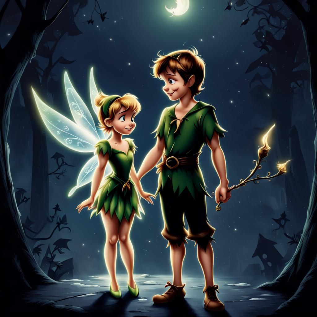Dark Disney: Peter Pan and Tinkerbell