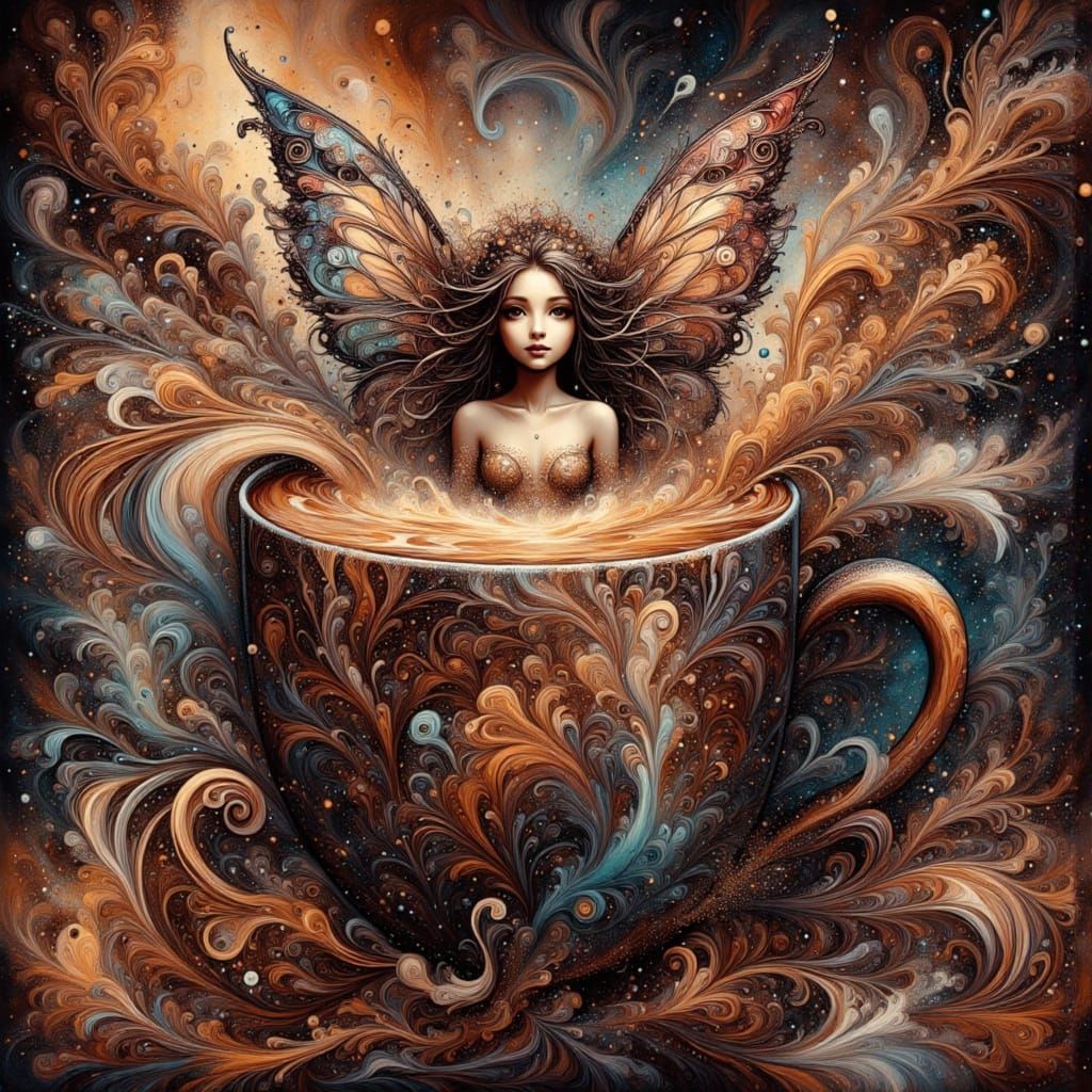 Coffee Mug Faeries + Beauty Mimosa