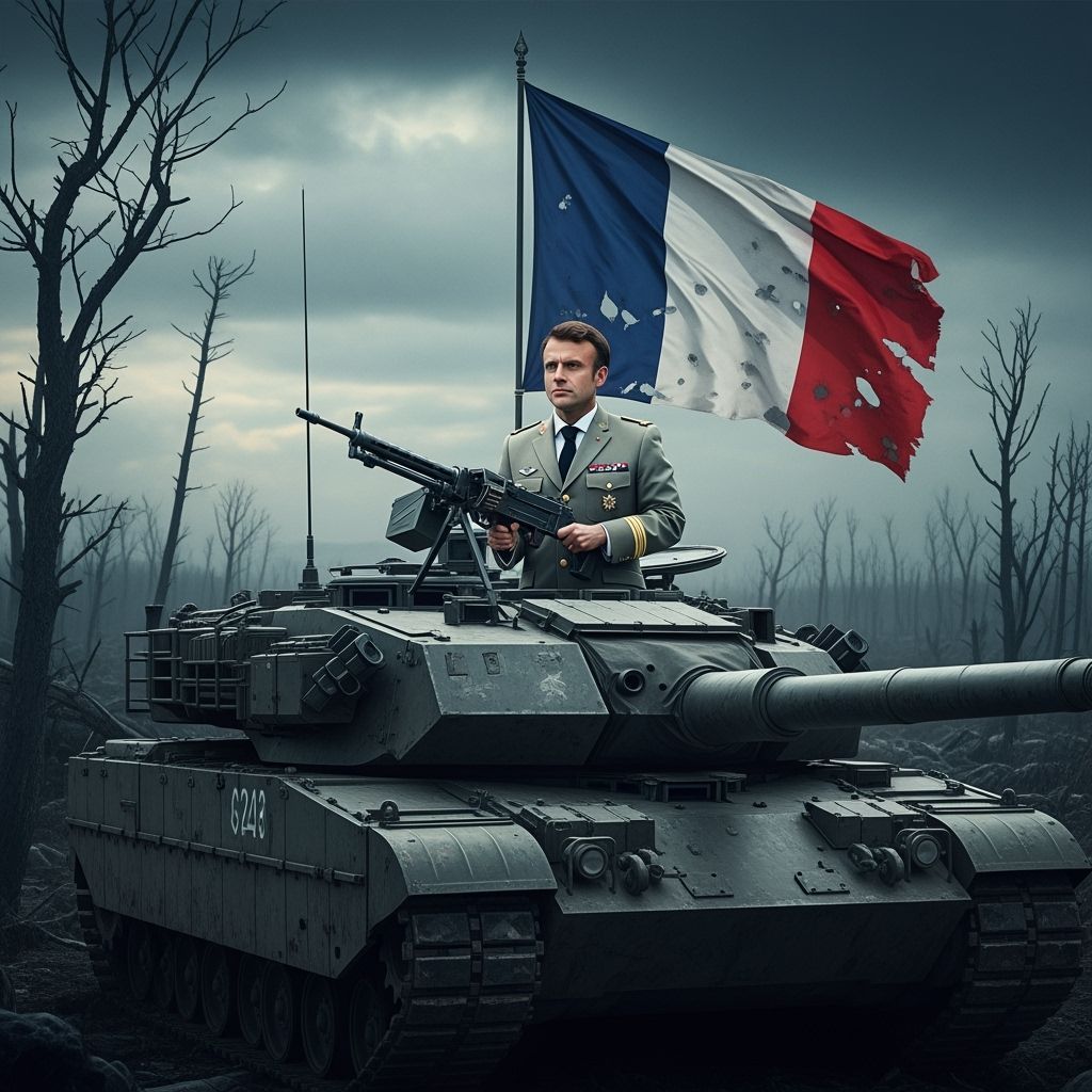 Dystopian Future: Leader in Military Garb