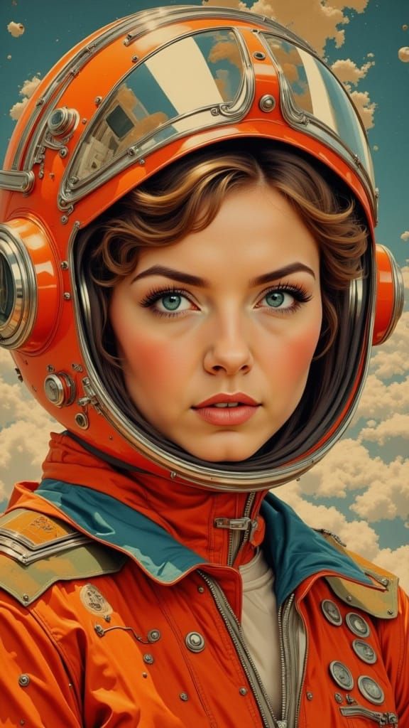 Soviet Propaganda Poster of Heroic Scientists