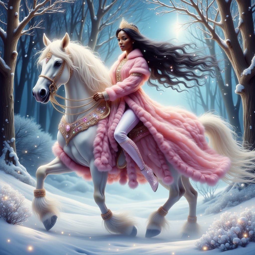 Magical Winter in Pink