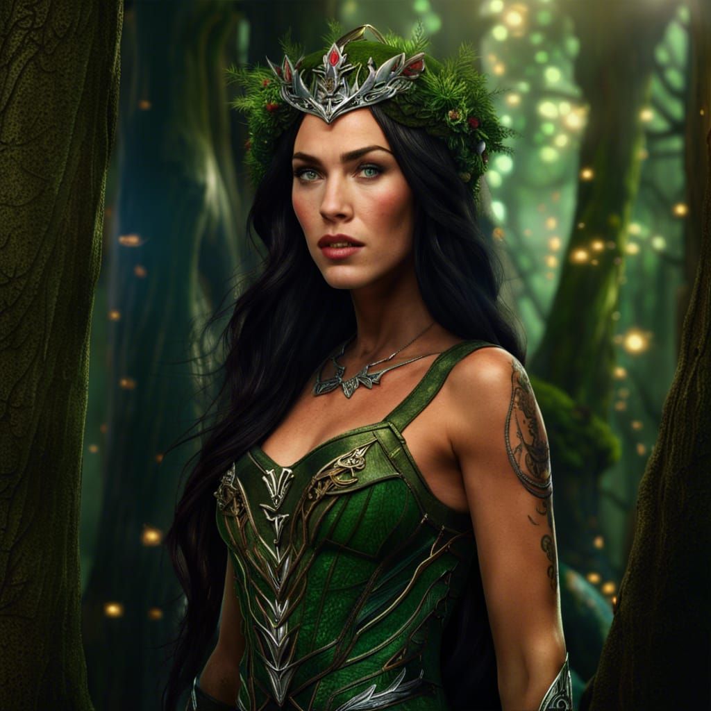 "Megan Fox as an elf princess."