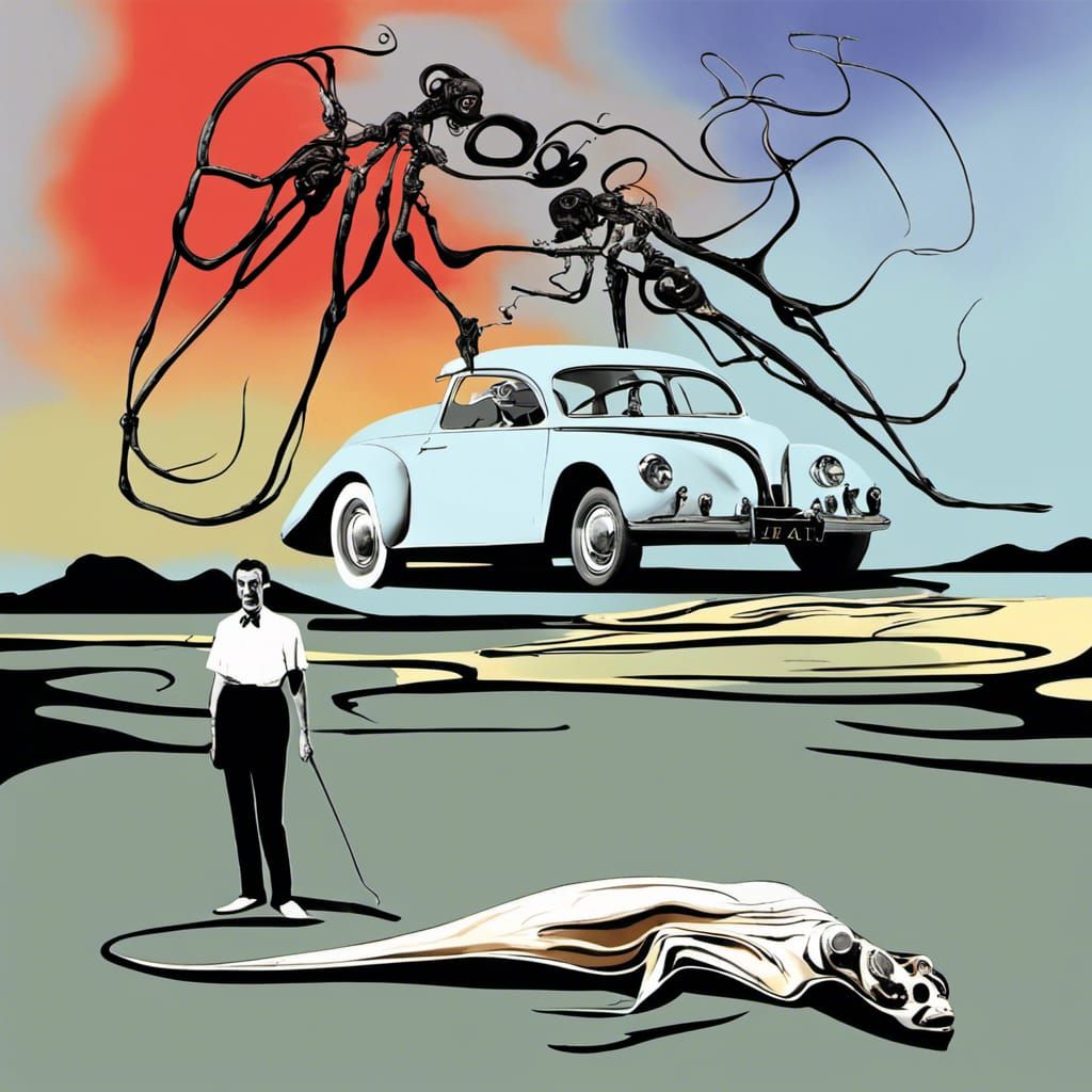 Surreal Composition in Dali Style