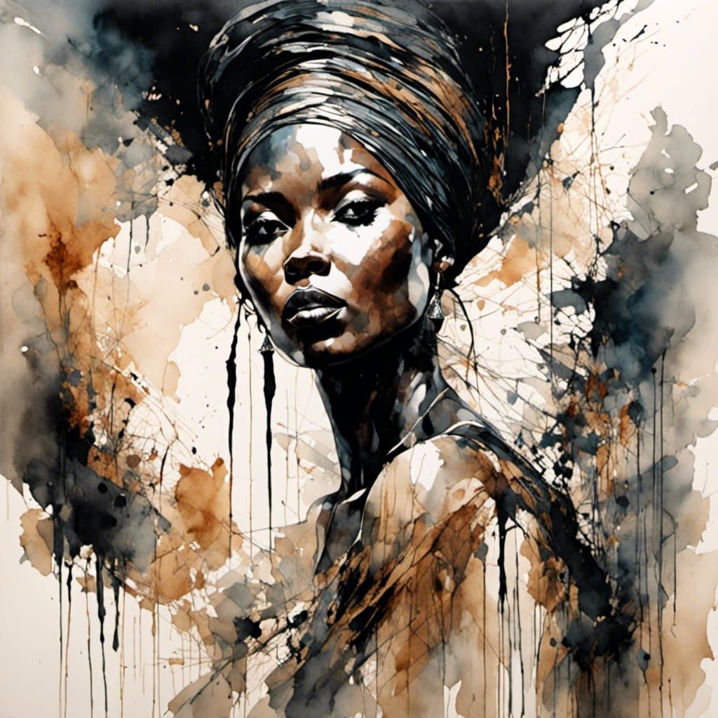 Celebrating Black History Month in Watercolor Style