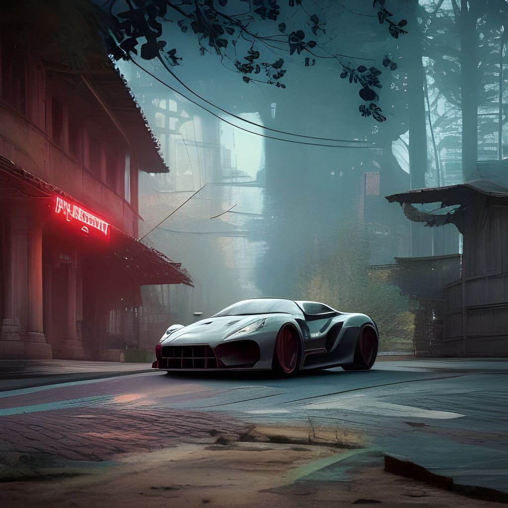 Hyperdetailed Forza Horizon Cinematic Landscape Photography