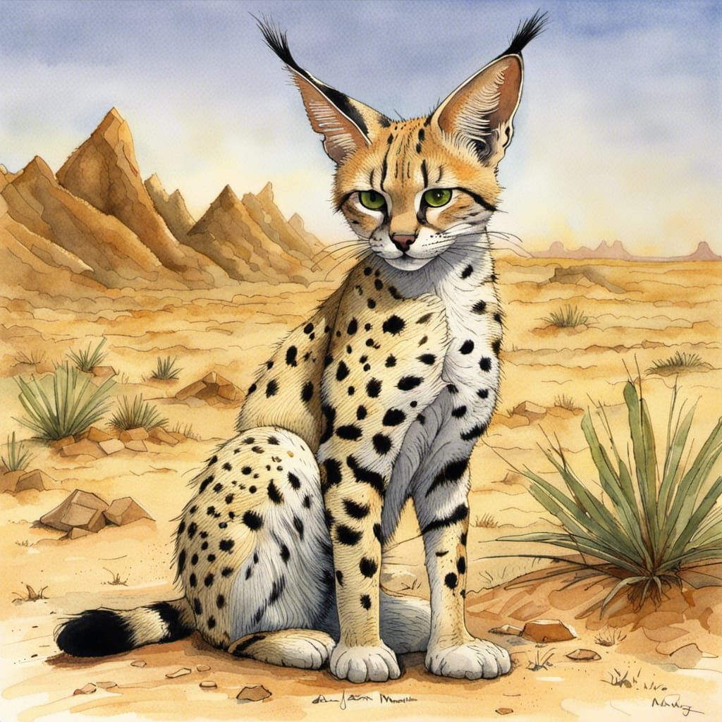 Serval cat