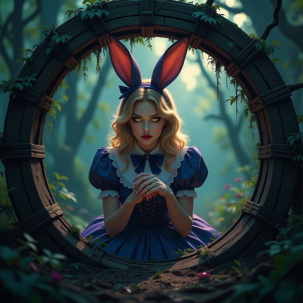 Evil Alice in a Dark, Mad Wonderland
