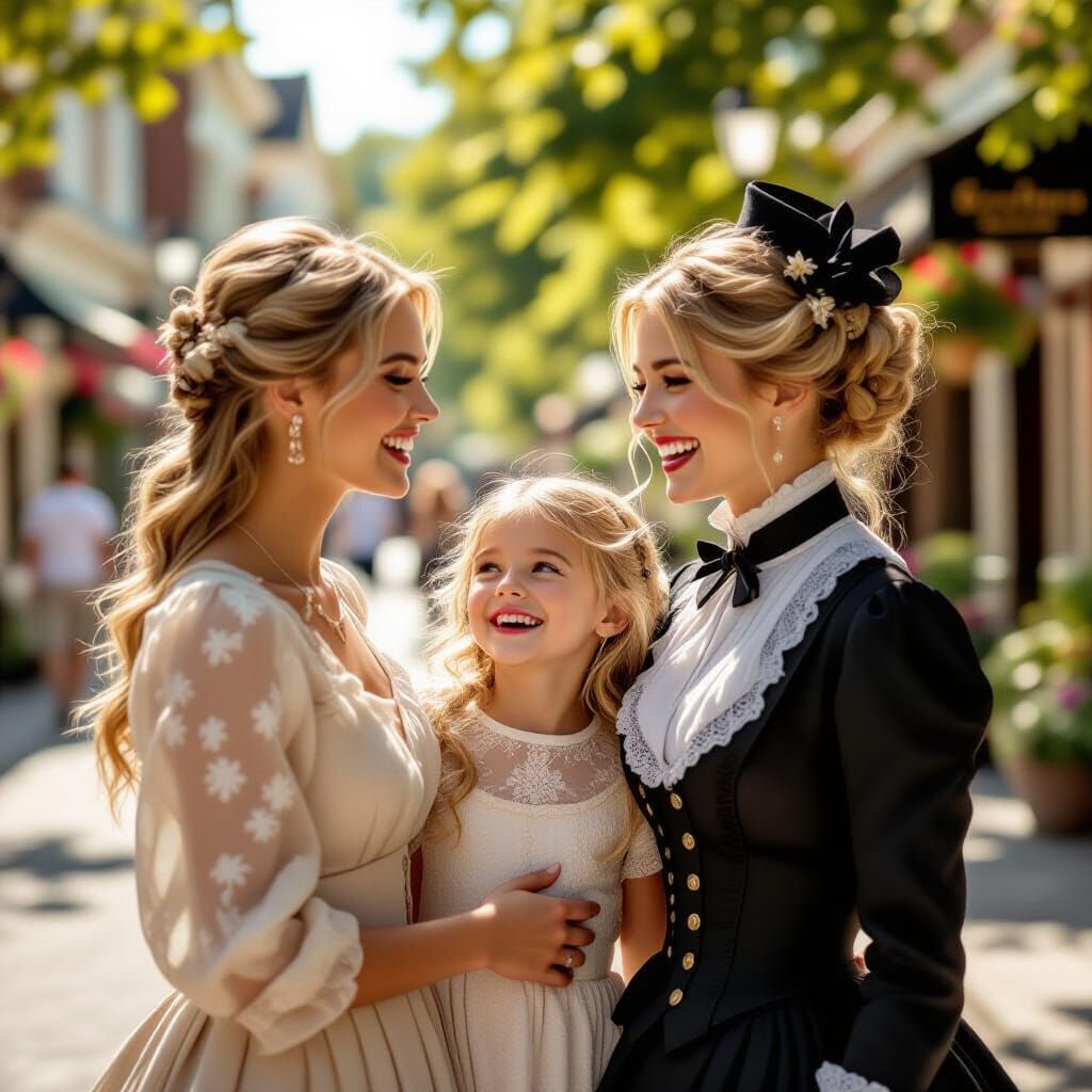 Modern Woman Meets Victorian Family on Sunny Street