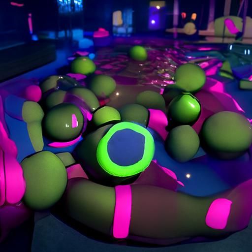 Glowing Neon Acid Pool in Unreal Engine