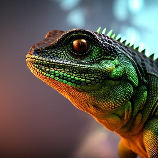 Lizard World: 3D Cinematic Environment