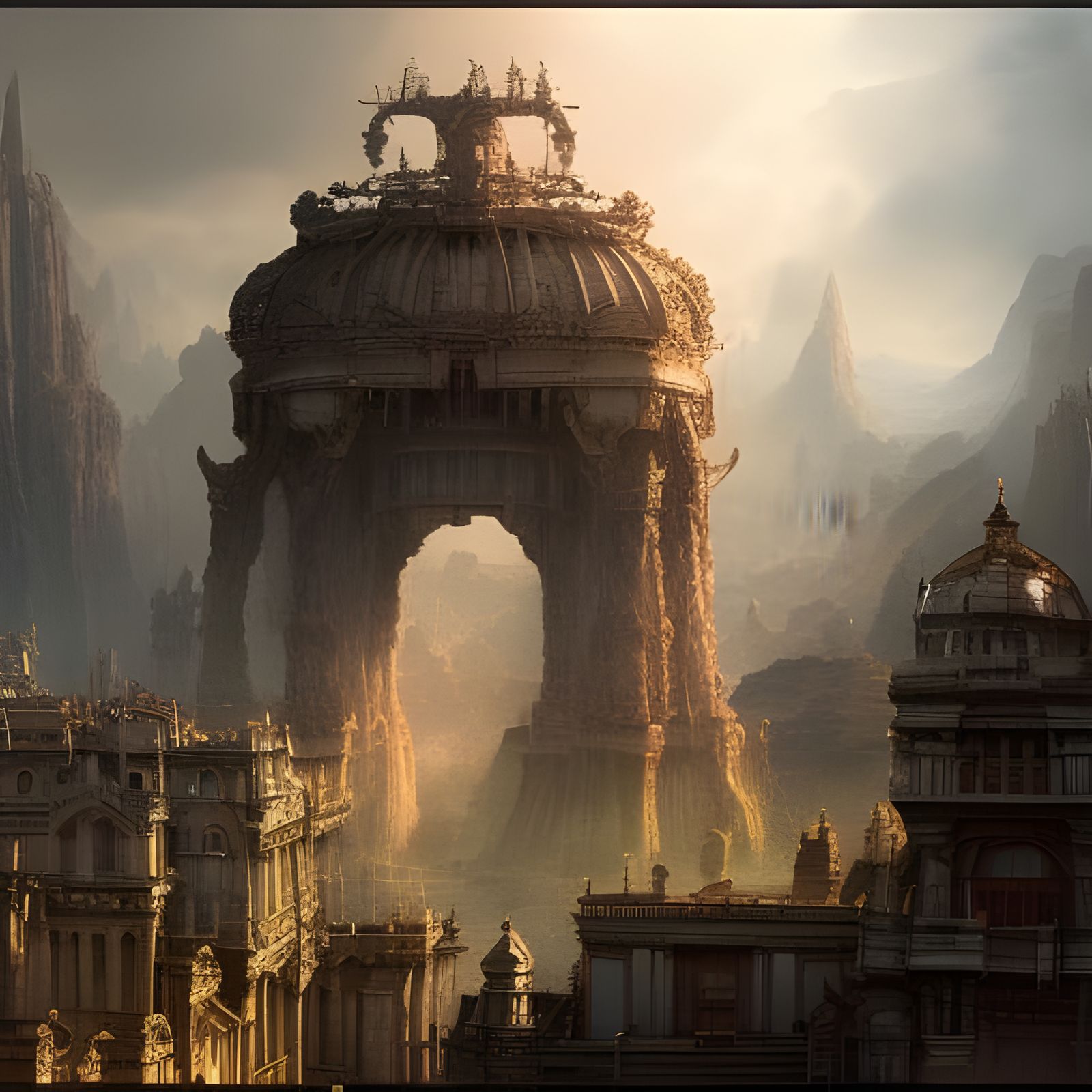 Epic Cinematic Digital Matte Painting