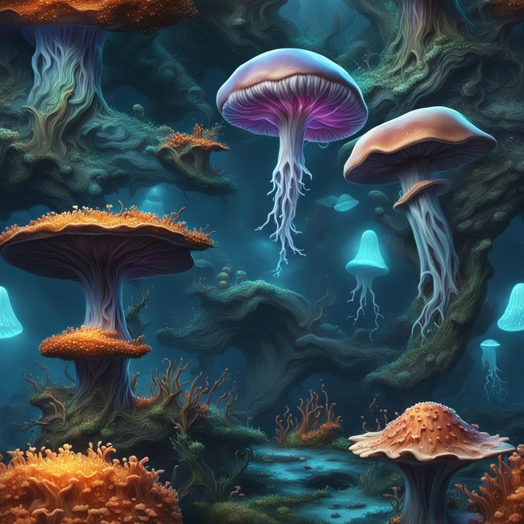 Alien Sea Life: Angel Mushrooms and Sea Butterflies