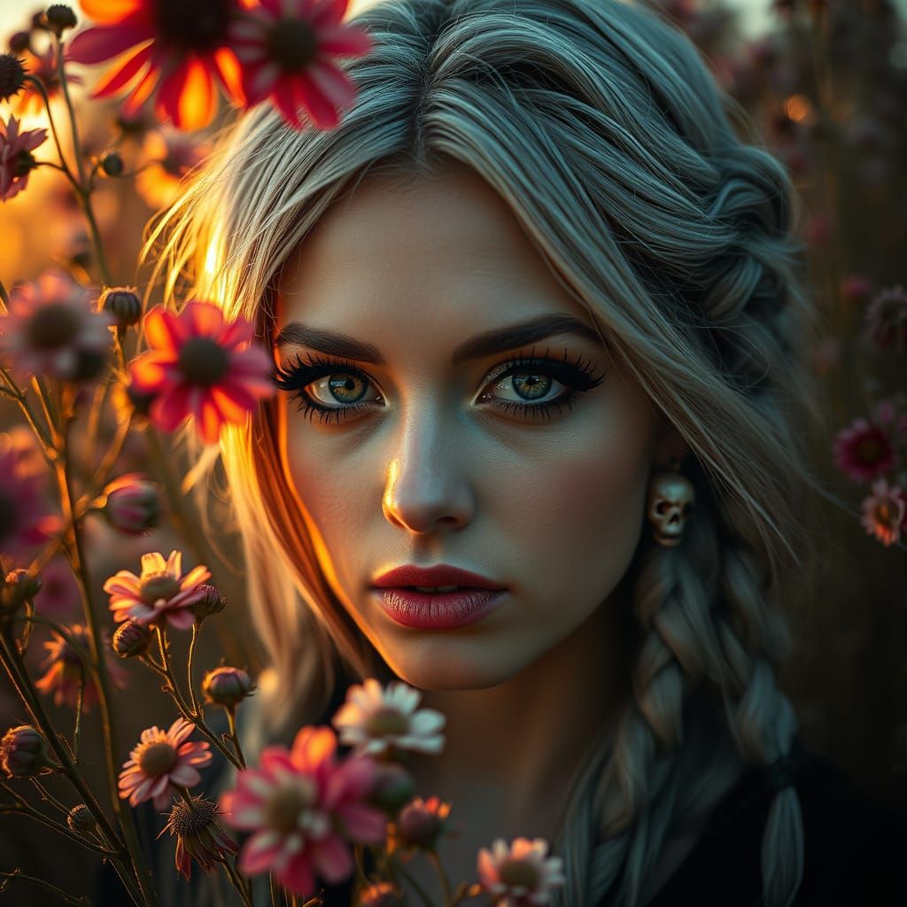 Ethereal Beauty in a Kaleidoscope of Dried Flowers