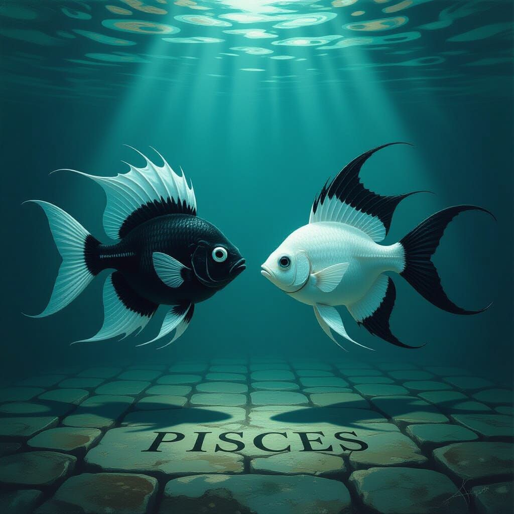Ethereal Pisces: A Haunting Underwater Dance