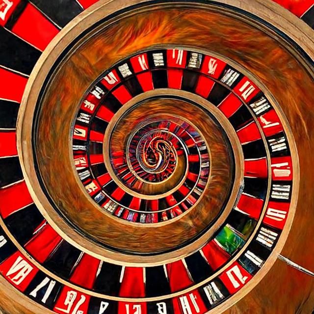 Mysterious Spiral Merging Realities: Astral Digital Art