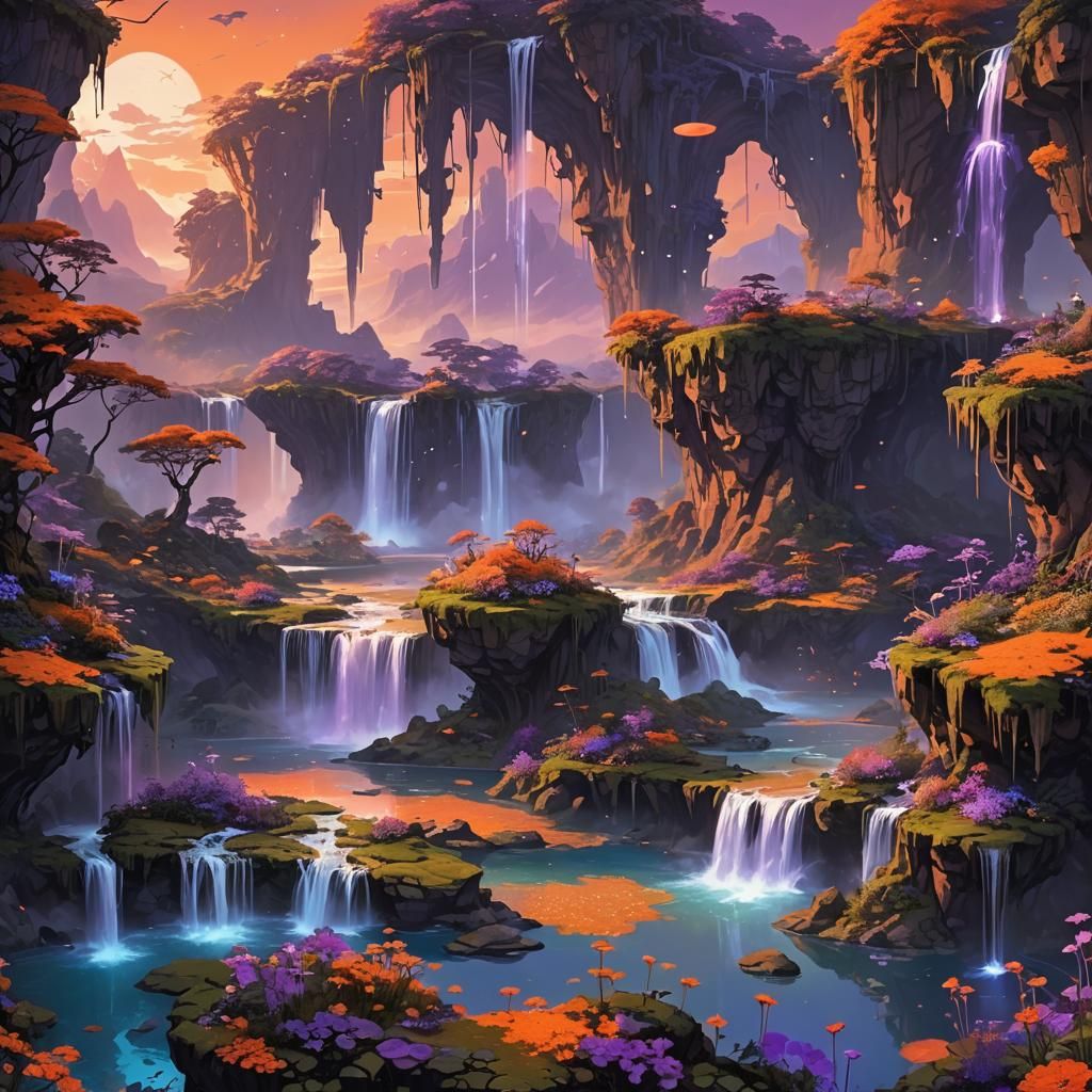 Cascade of Stardust