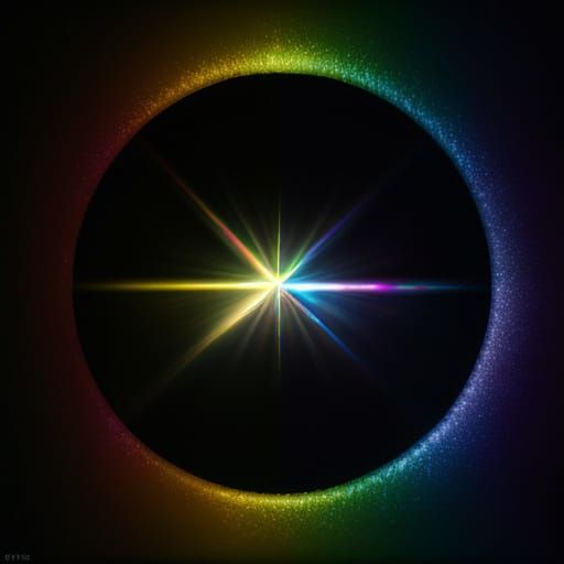 Prism Refracts Light into Rainbow: Hyper-Realistic Close-Up