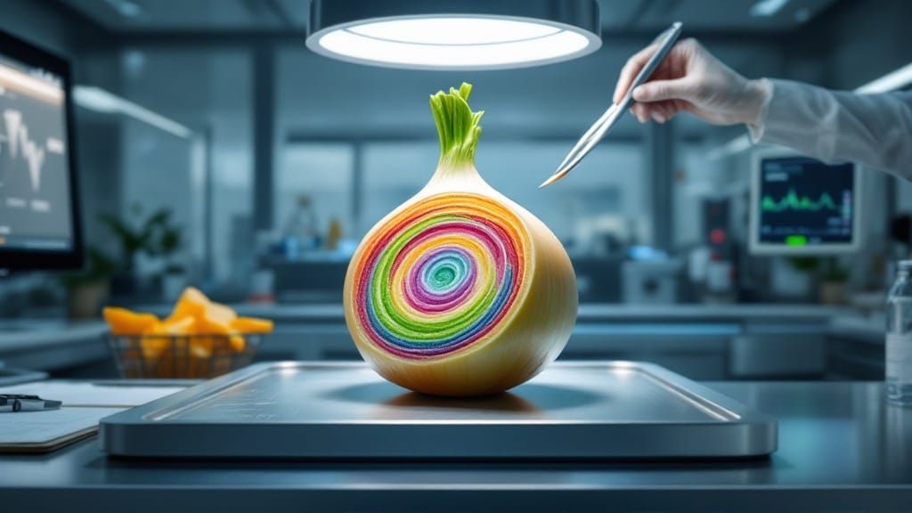 Surreal Blooming Onion Specimen in SCP Foundation Lab