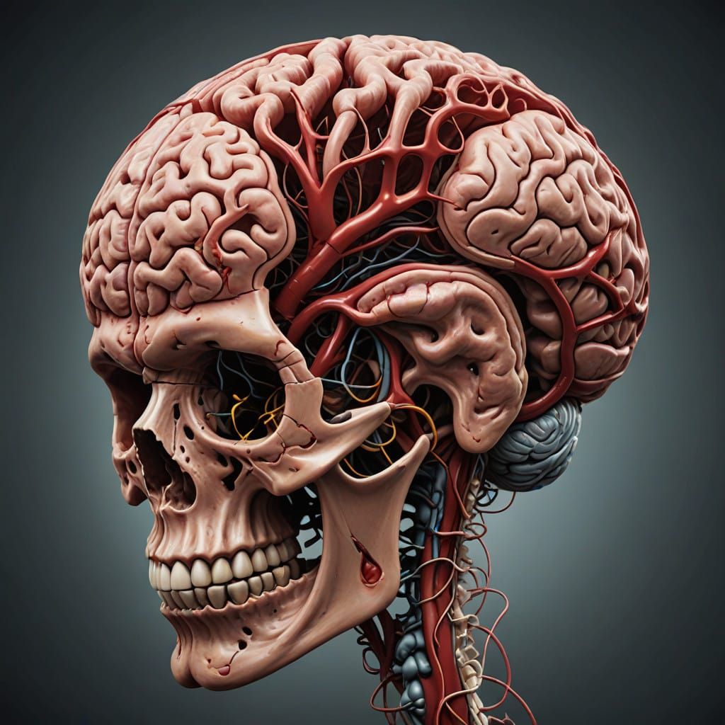 A Dramatic Representation of a Brain Aneurysm