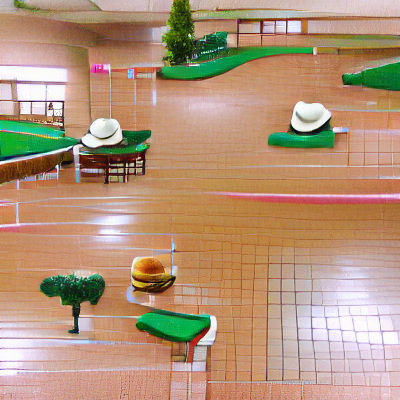AI Interpretation of a Country Club Landscape