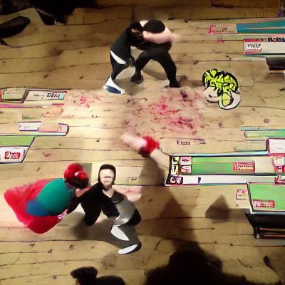 Friday Night Funkin' Battle Scene