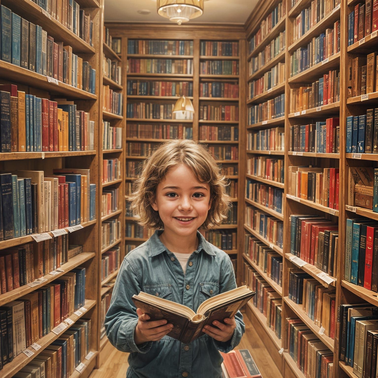 A Young bibliophile's Dilemma in a Library