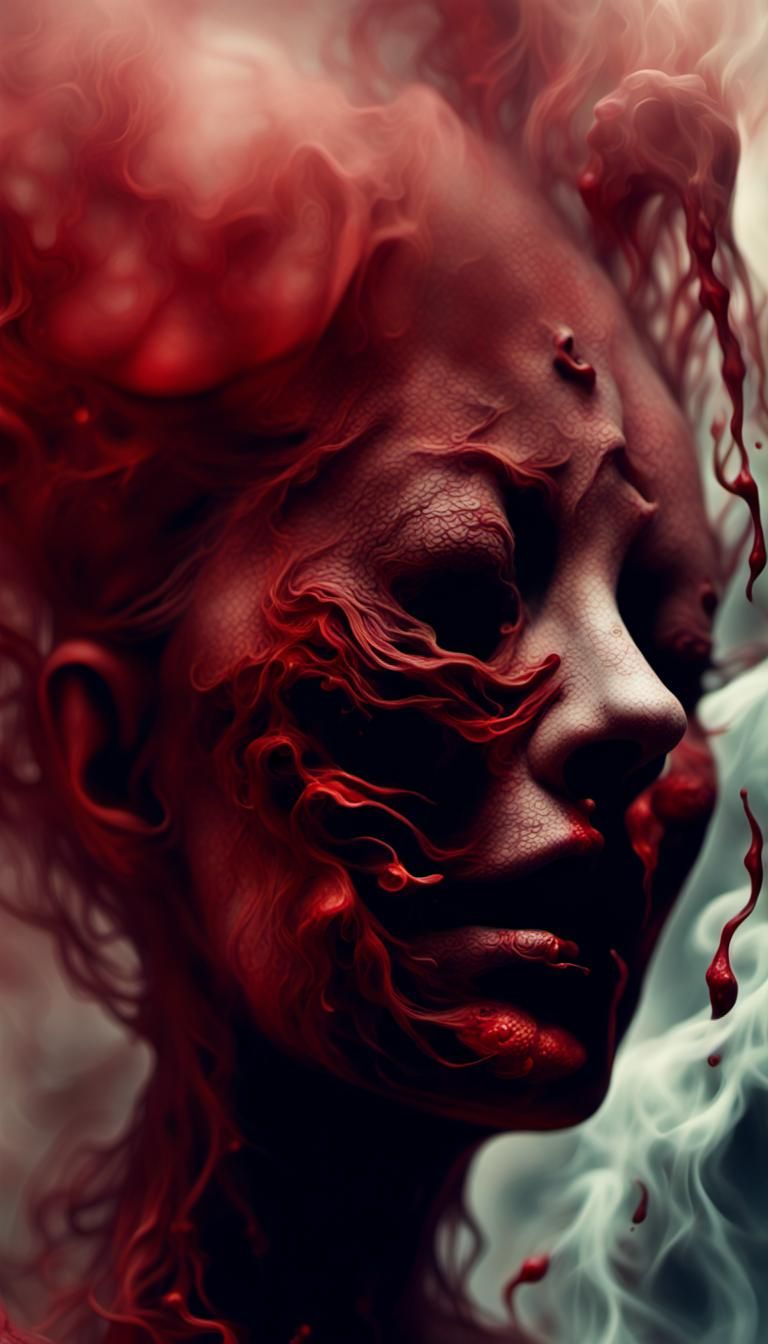 Holographic Horror:Marijuana hex spinning (decay:1.3) dazed plume perverse(woman crimson:1.5) vile blood oozed. By Brain...