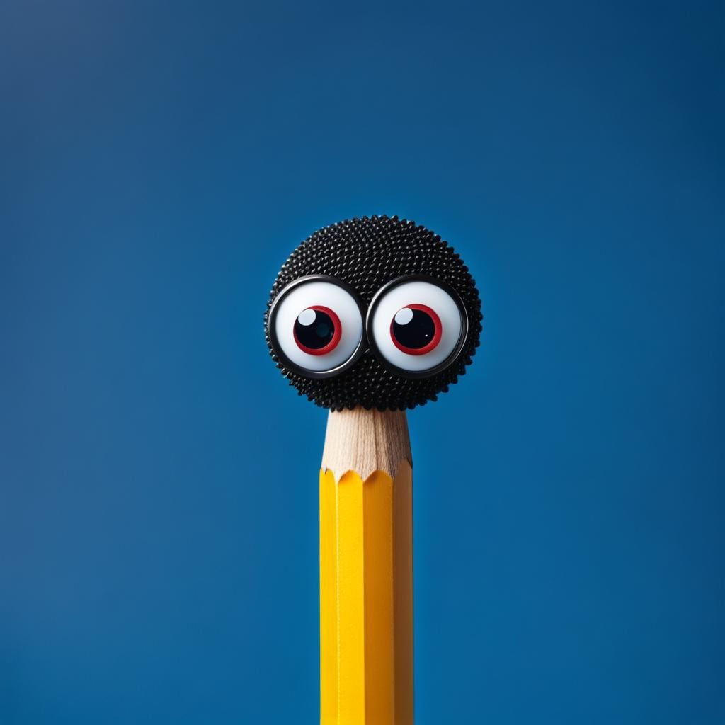 Pencil with Googly Eyes: A Whimsical Creation