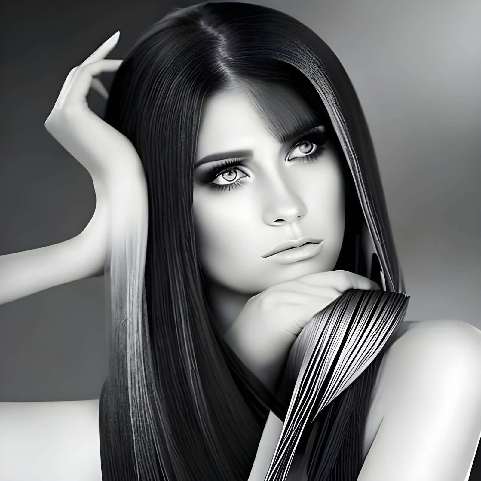 Sad Woman Crying: Hyperrealistic 8k Portrait