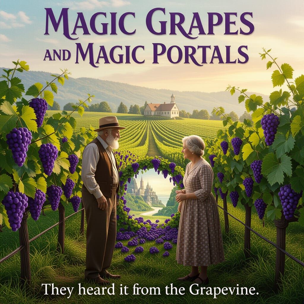 Magic Grapes & Portals Movie Poster
