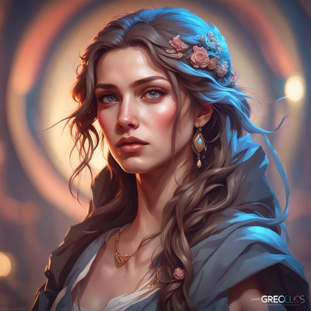 Hyperdetailed Portrait of YouTube Blogger in Artgerm Style