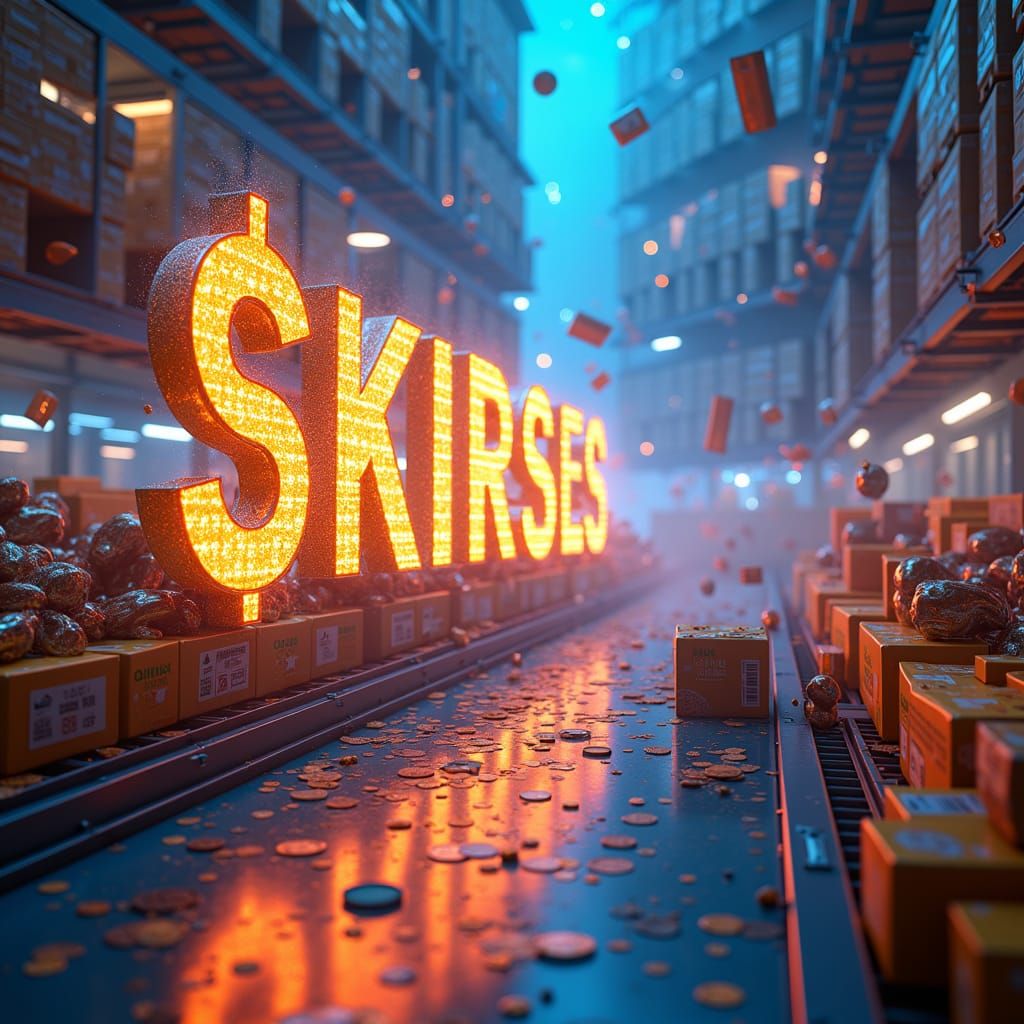 Dynamic E-Commerce Warehouse in Unreal Engine 5 Style