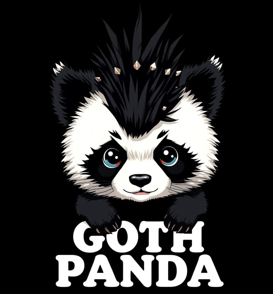 Goth Panda