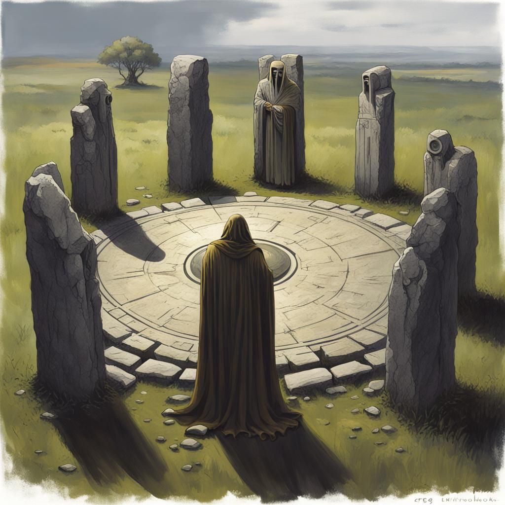 Sinister Stone Circle of Ancient Druids